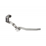 HJS ECE Downpipe 3" for Golf Mk7R and Audi S3 8V