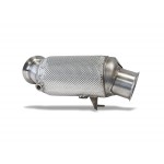 HJS ECE Downpipe for BMW 1er+3er with 3.0L N55B30A Euro 5 engines