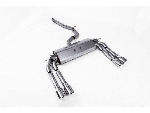 Milltek Sport Audi S3 8V Sedan 2.0 TSI OPF-back Non-resonated