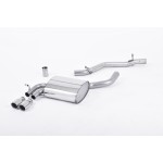 Milltek Sport Audi A3 8P 3.2 V6 Cat-back Non-resonated