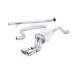 Milltek Sport Ford Fiesta 1.0 EcoBoost Cat-back Non-resonated