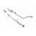Milltek Sport Ford Fiesta MK8 1.0 EcoBoost Cat-back Non-resonated