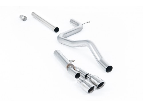 Milltek Sport Seat Leon III 2.0 TDI 150 HP Cat-back Non-resonated