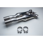 TechArt Porsche Panamera Turbo (971) Front muffler with flaps