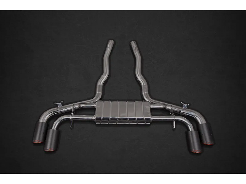 Capristo BMW X5M / X6M F95/F96 Cat-back with catalytic converters removing OPF filters (without errors)